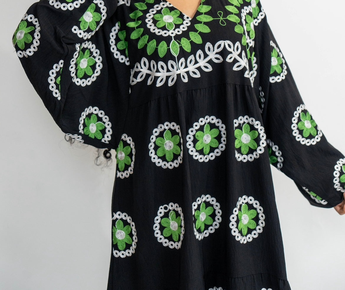 Green Nubian Heritage Dress