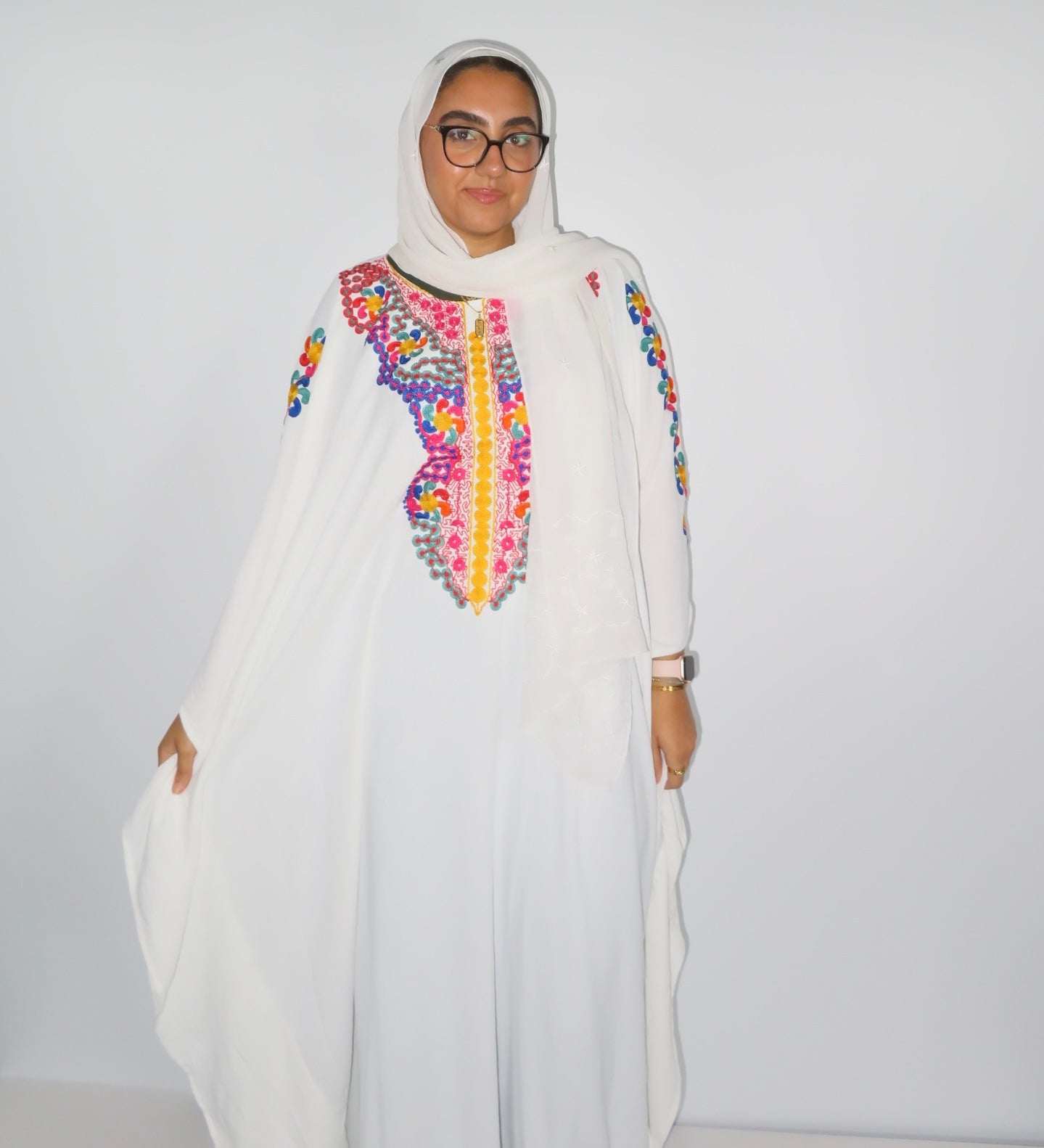 Nubian Butterfly Abaya (with tie inside)