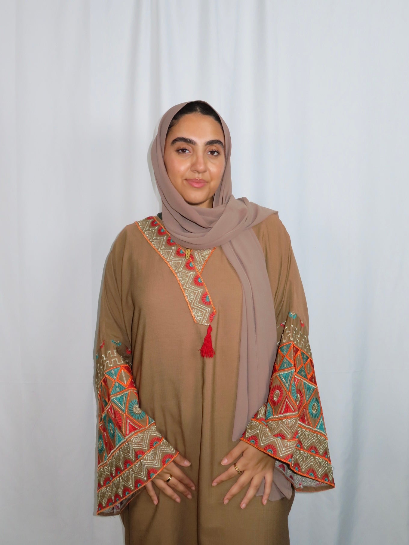 Brown Traditional Galabeya
