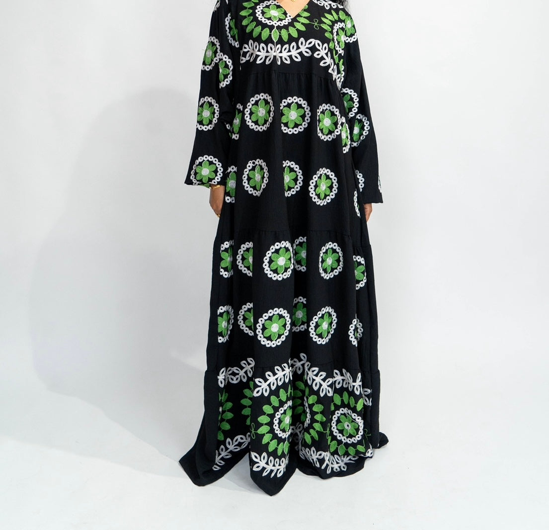 Green Nubian Heritage Dress