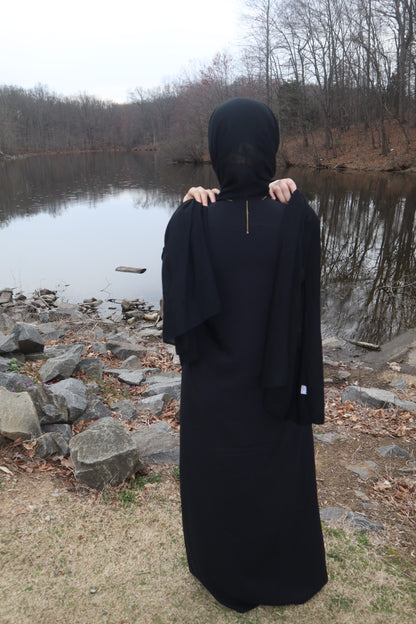 Black Siwa Inspired Galabeya
