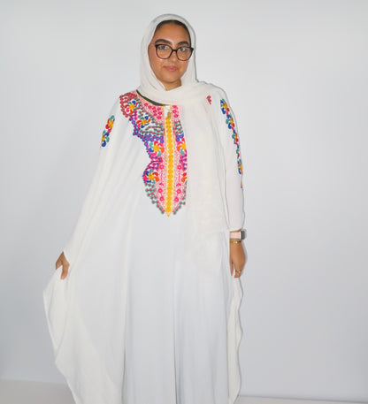 Nubian Butterfly Abaya (with tie inside)